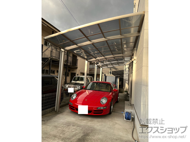 東京都福生市ののカーポート アリュース ベーカ　積雪〜20cm対応 施工例