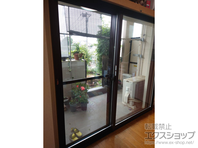 神奈川県横浜市のの二重窓（内窓） インプラス 引違い窓 変則2枚建 施工例