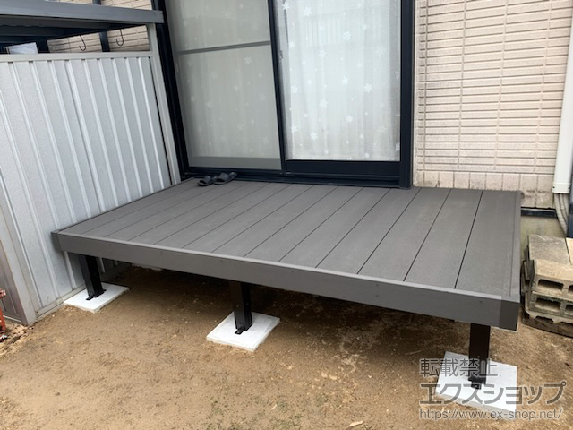 香川県丸亀市ののウッドデッキ リウッドデッキ 200 施工例