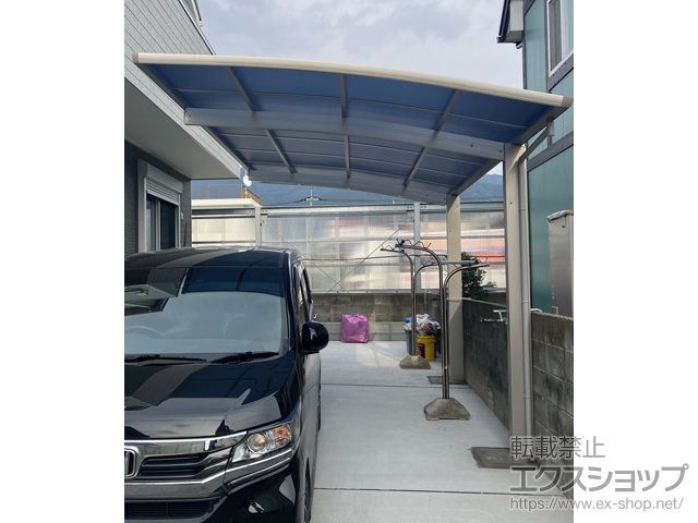 福岡県糟屋郡宇美町ののカーポート プレシオスポート 積雪〜20cm対応 施工例