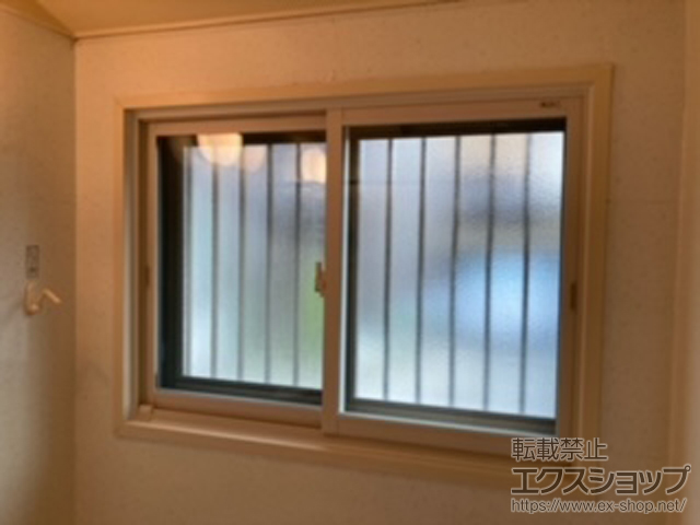 熊本県熊本市のの二重窓（内窓） インプラス 引違い窓(浴室仕様) ユニットバス納まり(Bタイプ) 2枚建 施工例