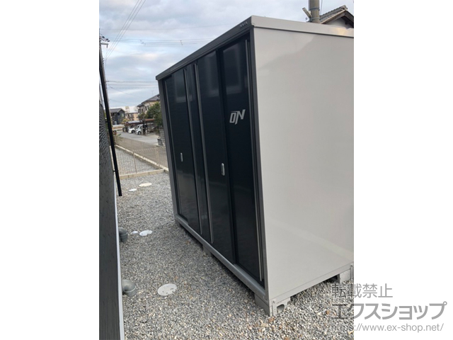 滋賀県彦根市のの物置・屋外倉庫 シンプリー 一般型 2160×905×1903（MJX-219E） MJX-219E-CG 施工例