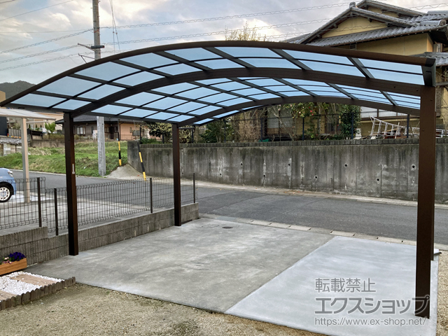 岐阜県多治見市ののカーポート アリュース ツイン　積雪〜20cm対応 施工例