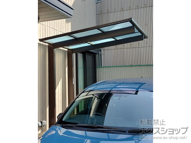 兵庫県尼崎市ののサイクルポート・駐輪場 エフルージュ ミニ FIRST 積雪〜20cm対応 施工例