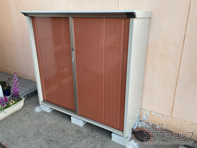 岐阜県岐阜市のの物置・屋外倉庫 グランプレステージジャンプ 1488×530×1400（GP-155CT） GP-155CT-TR 施工例