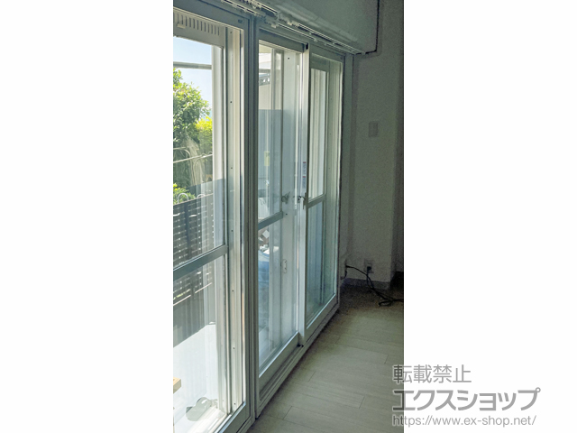 兵庫県神戸市のの二重窓（内窓） インプラス 引違い窓 変則2枚建 施工例