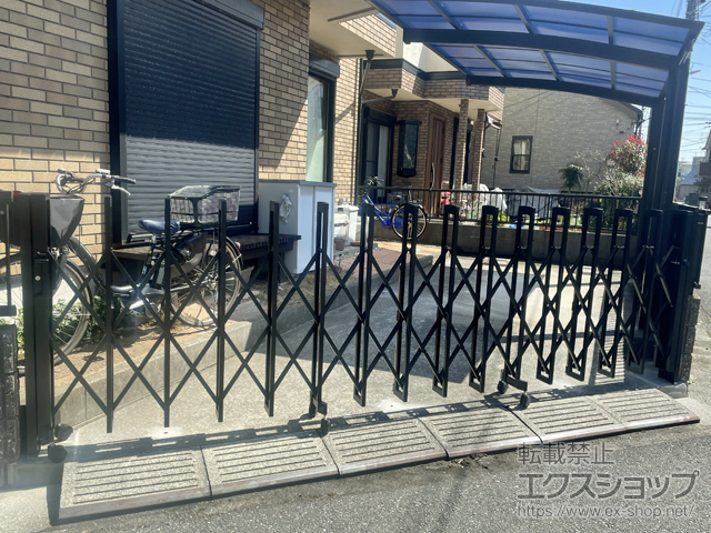 千葉県千葉市ののカーゲート トリップゲートII 2型 スタンダード ノンレール 片開き　40S 施工例