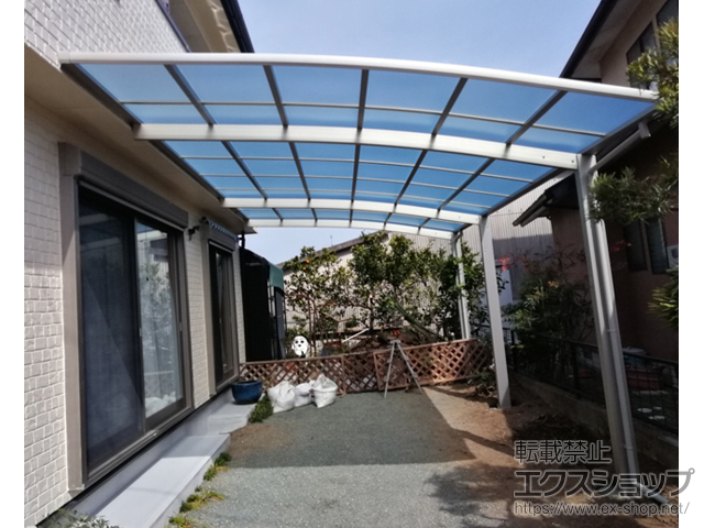 熊本県合志市ののカーポート アリュース ベーカ 延長　積雪〜20cm対応 施工例
