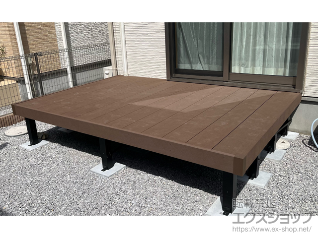 埼玉県鴻巣市ののウッドデッキ マージウッドデッキ 施工例