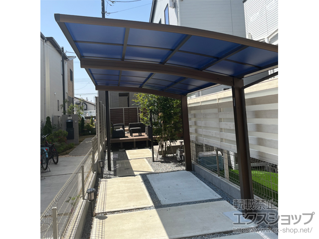 千葉県柏市ののカーポート プレシオスポート 積雪〜20cm対応 施工例