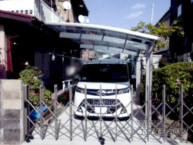 静岡県掛川市ののカーポート プレシオスポート 積雪〜20cm対応 施工例