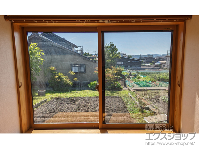 岐阜県可児郡御嵩町のの二重窓（内窓） プラマードU 引違い窓 2枚建 施工例