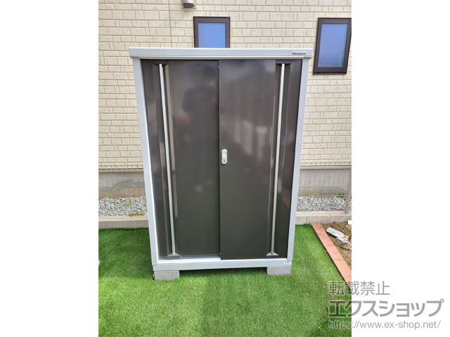 東京都東村山市のの物置・屋外倉庫 シンプリー 一般型 1100×755×1603(MJX-117DP) MJX-117DP-EB 施工例