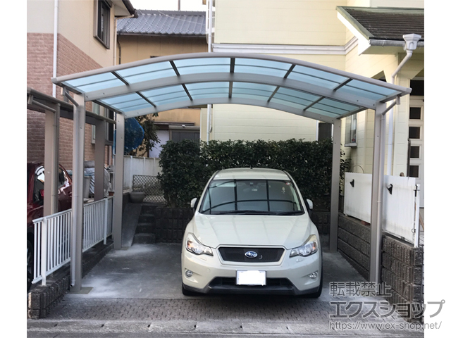 三重県四日市市ののカーポート アリュース ツイン　積雪〜20cm対応 施工例