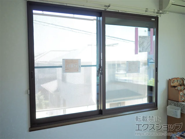 佐賀県三養基郡基山町のの内窓（二重窓・二重サッシ） インプラス 引違い窓 変則2枚建 施工例