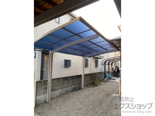兵庫県赤穂市ののカーポート プレシオスポート 積雪〜20cm対応 施工例