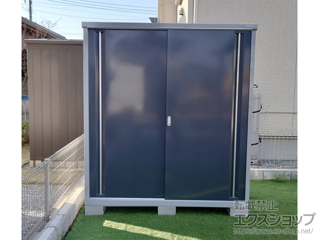 茨城県古河市のの物置・屋外倉庫 シンプリー 一般型 1740×905×1903（MJX-179E） MJX-179E-CG 施工例