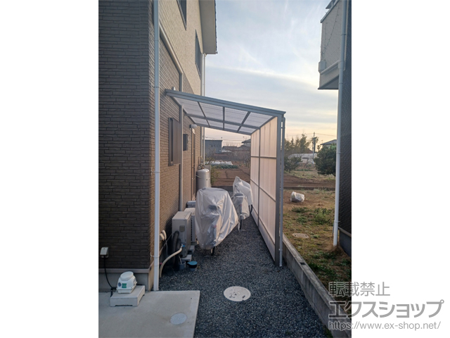 茨城県常総市ののストックヤード ストックヤードII オープンタイプ 積雪〜20cm対応 施工例