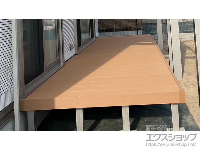 群馬県前橋市ののウッドデッキ リウッドデッキ 200 施工例