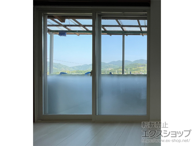愛媛県西予市のの二重窓（内窓） インプラス 引違い窓 2枚建 施工例