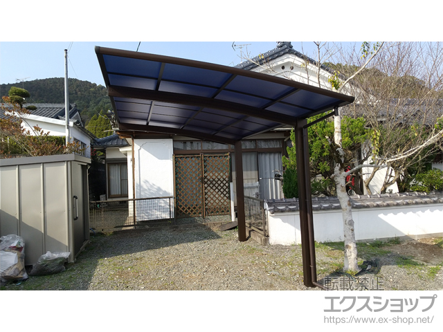 鹿児島県薩摩川内市ののカーポート プレシオスポート 積雪〜20cm対応 施工例