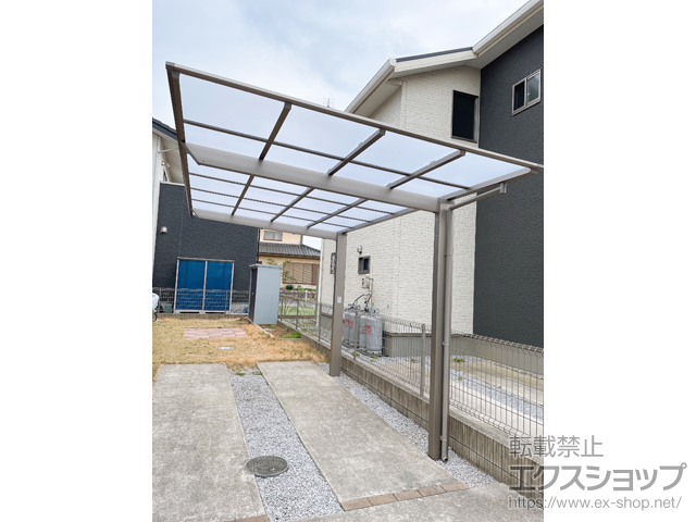 埼玉県熊谷市ののカーポート ソリッドポート 積雪〜20cm対応 施工例