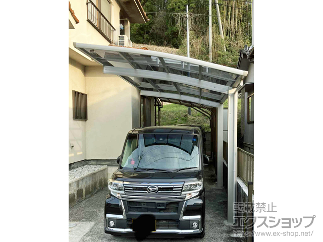 岡山県津山市ののカーポート プレシオスポート 積雪〜20cm対応 施工例