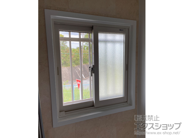 愛知県愛知郡東郷町のの二重窓（内窓） インプラス 引違い窓 浴室仕様 ユニットバス納まり 2枚建 施工例