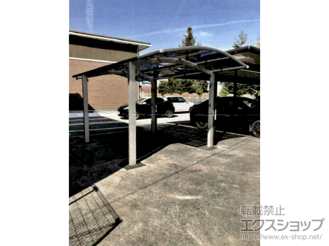 長野県佐久市ののカーポート アリュース ワン　積雪〜20cm対応 施工例
