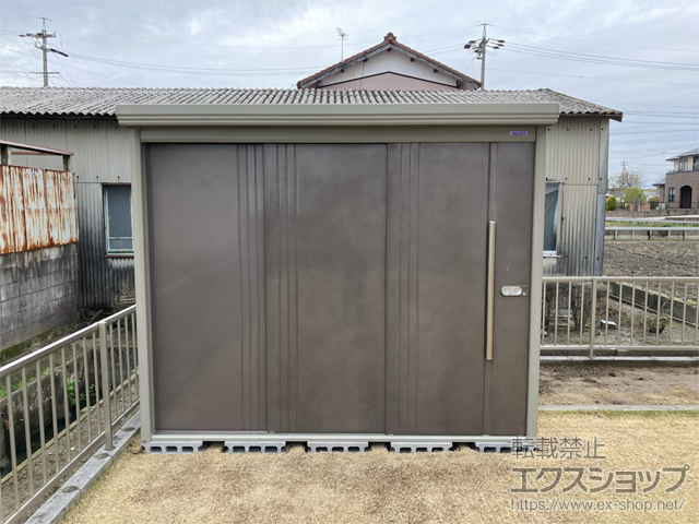 愛知県一宮市のの物置・屋外倉庫 Mr.ストックマンダンディ 一般型 2532×1922×2110 ND-2519-B 施工例