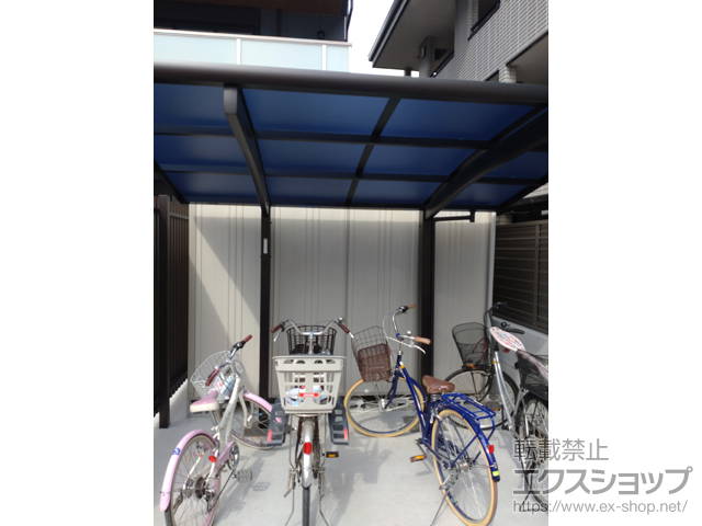 東京都墨田区ののサイクルポート・駐輪場 プレシオスポート ミニ 積雪〜20cm対応 施工例