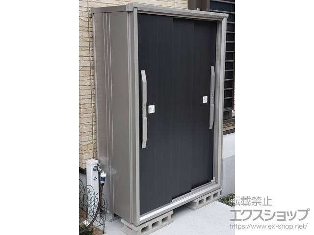 福岡県北九州市のの物置・屋外倉庫 エスモ 一般型 1065×537×1614 ESF-1005D-WE 施工例