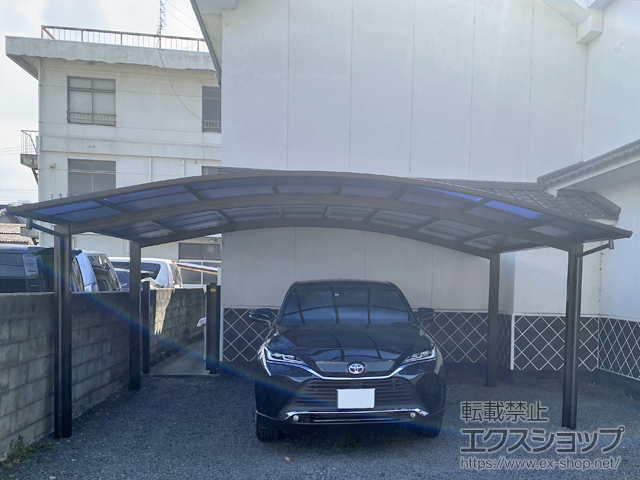 広島県府中市ののカーポート アリュース ツイン　積雪〜20cm対応 施工例