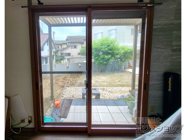 福岡県北九州市のの二重窓（内窓） インプラス 引違い窓 変則2枚建 施工例