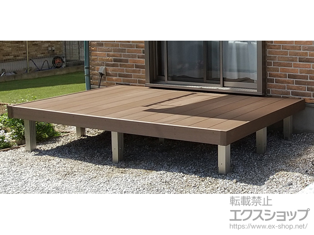 埼玉県春日部市ののウッドデッキ リウッドデッキ 200 施工例