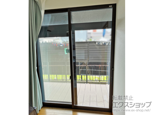滋賀県野洲市のの二重窓（内窓） インプラス引違い窓 2枚建テラス 施工例