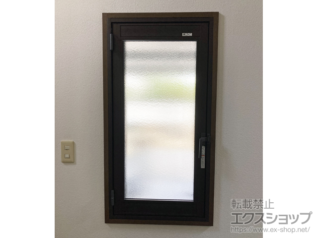 岡山県倉敷市のの二重窓（内窓） インプラス 開き窓 外観左吊元 施工例