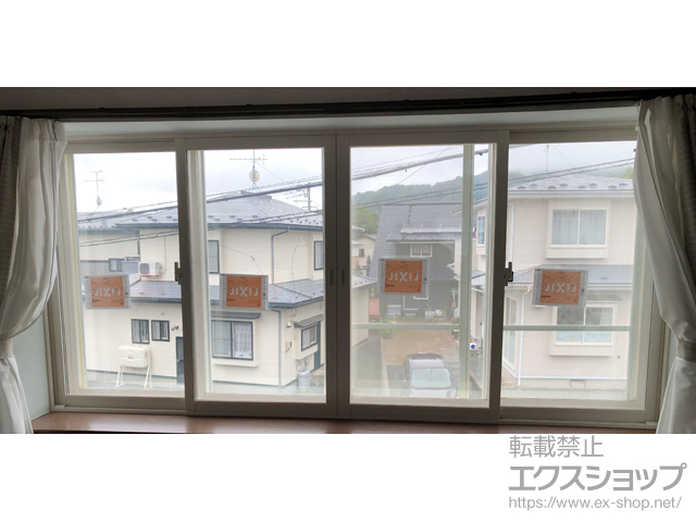 岩手県宮古市のの二重窓（内窓） インプラス 引違い窓 4枚建 施工例