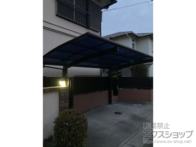埼玉県幸手市ののカーポート プレシオスポート 積雪〜20cm対応 施工例