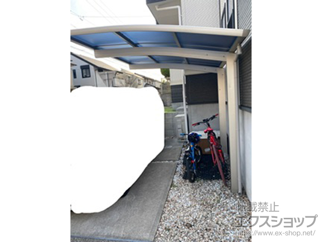 愛知県名古屋市ののサイクルポート・駐輪場 プレシオスポート ミニ 積雪〜20cm対応 施工例