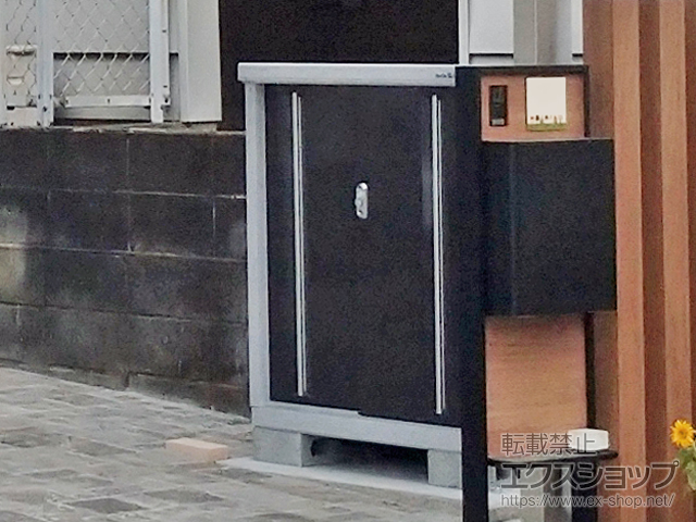 東京都町田市のの物置・屋外倉庫、カーポート シンプリー 一般型 900×515×1103 MJX-095B-P-EB 施工例