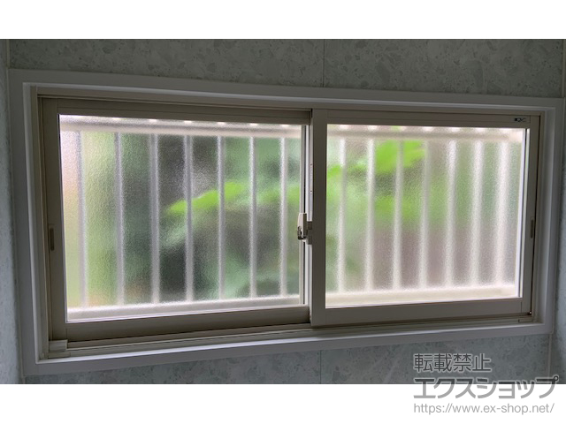群馬県前橋市のの二重窓（内窓） インプラス  引違い窓 浴室仕様 ユニットバス納まり 2枚建 施工例