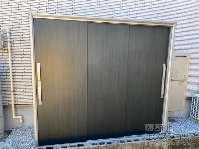 愛知県豊川市のの物置・屋外倉庫 エスモ 一般型 2100×774×1913 ESF-2107A-WE 施工例