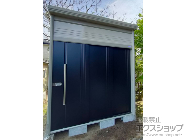 鹿児島県指宿市のの物置・屋外倉庫 Mr.トールマンダンディ 一般型 2200×1590×2570（JN-2215） JN-2215-N 施工例