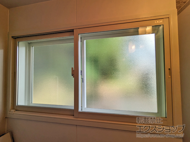 岡山県小田郡矢掛町のの二重窓（内窓） インプラス  引違い窓 浴室仕様 ユニットバス納まり 2枚建 施工例