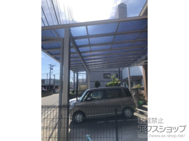 福岡県福岡市ののカーポート エフルージュ ツイン FIRST 積雪〜20cm対応 施工例