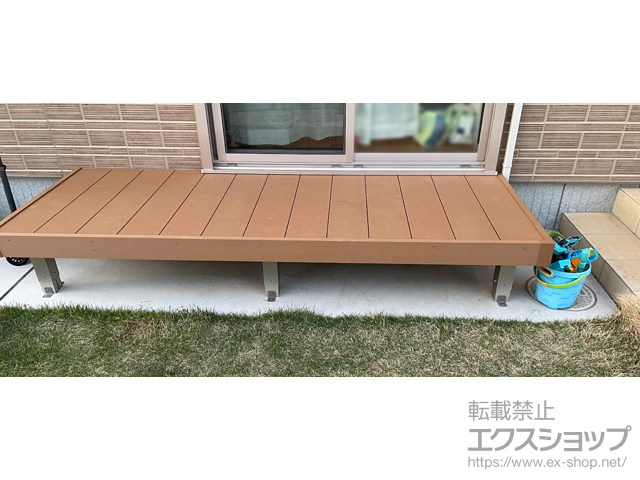 茨城県水戸市ののウッドデッキ リウッドデッキ 200 施工例