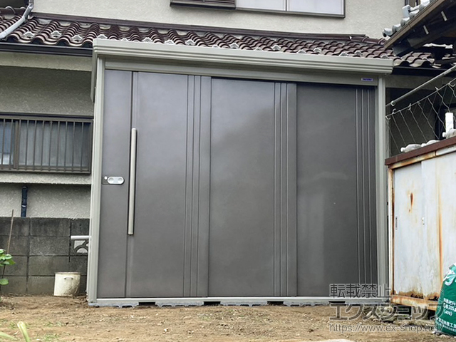 千葉県千葉市のの物置・屋外倉庫 Mr.ストックマンダンディ 一般型 結露減少型 2532×1590×2110（ND-Z2515） ND-Z2515-B 施工例