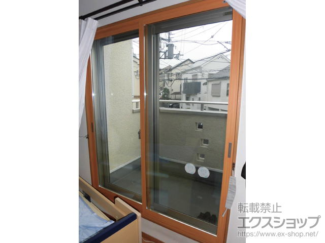大阪府高槻市のの二重窓（内窓） ンプラス引違い窓ＰＧガラス入り２枚建テラス 施工例