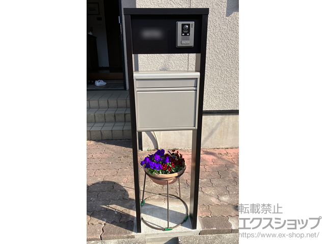 千葉県千葉市のの機能門柱・ポスト ポスティモα? D型 施工例